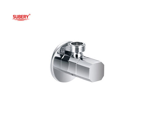 G3/8&quot; G1/2&quot; خيط نحاس مثلث صمام نحاس الجسم مقبض على الحائط