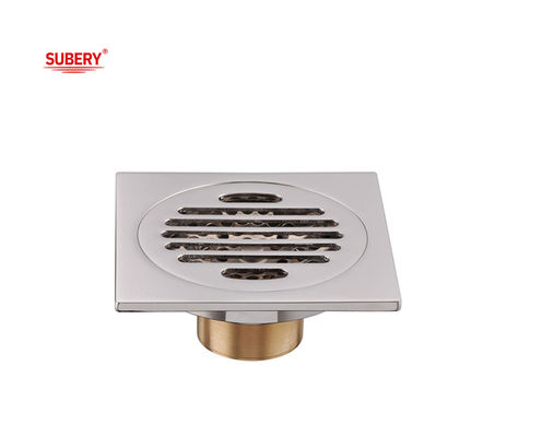 حمام OEM الطابق نفايات الصرف الصحي النحاس الجسم غطاء النحاس